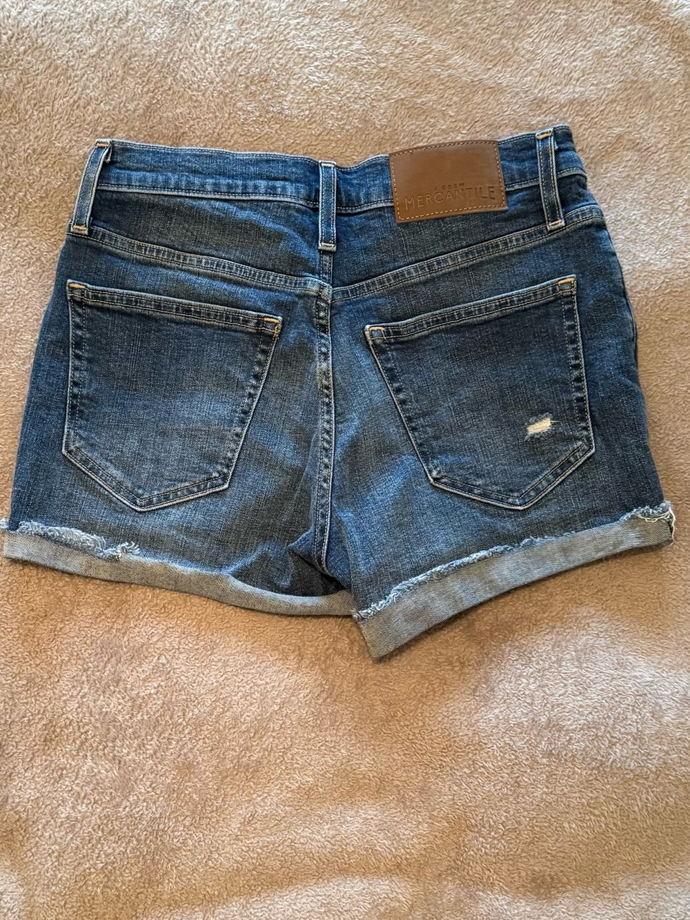 J.Crew Factory | Rolled-Hem Denim Shorts | Classic Jean Shorts - Picture 8 of 8